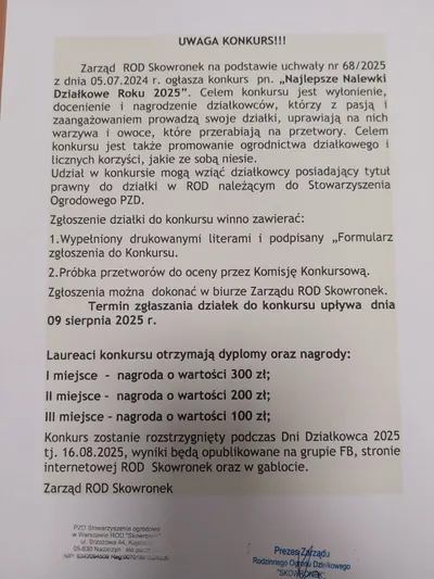Konkurs – „Najlepsze nalewki działkowe roku 2025” — zdjęcie 2